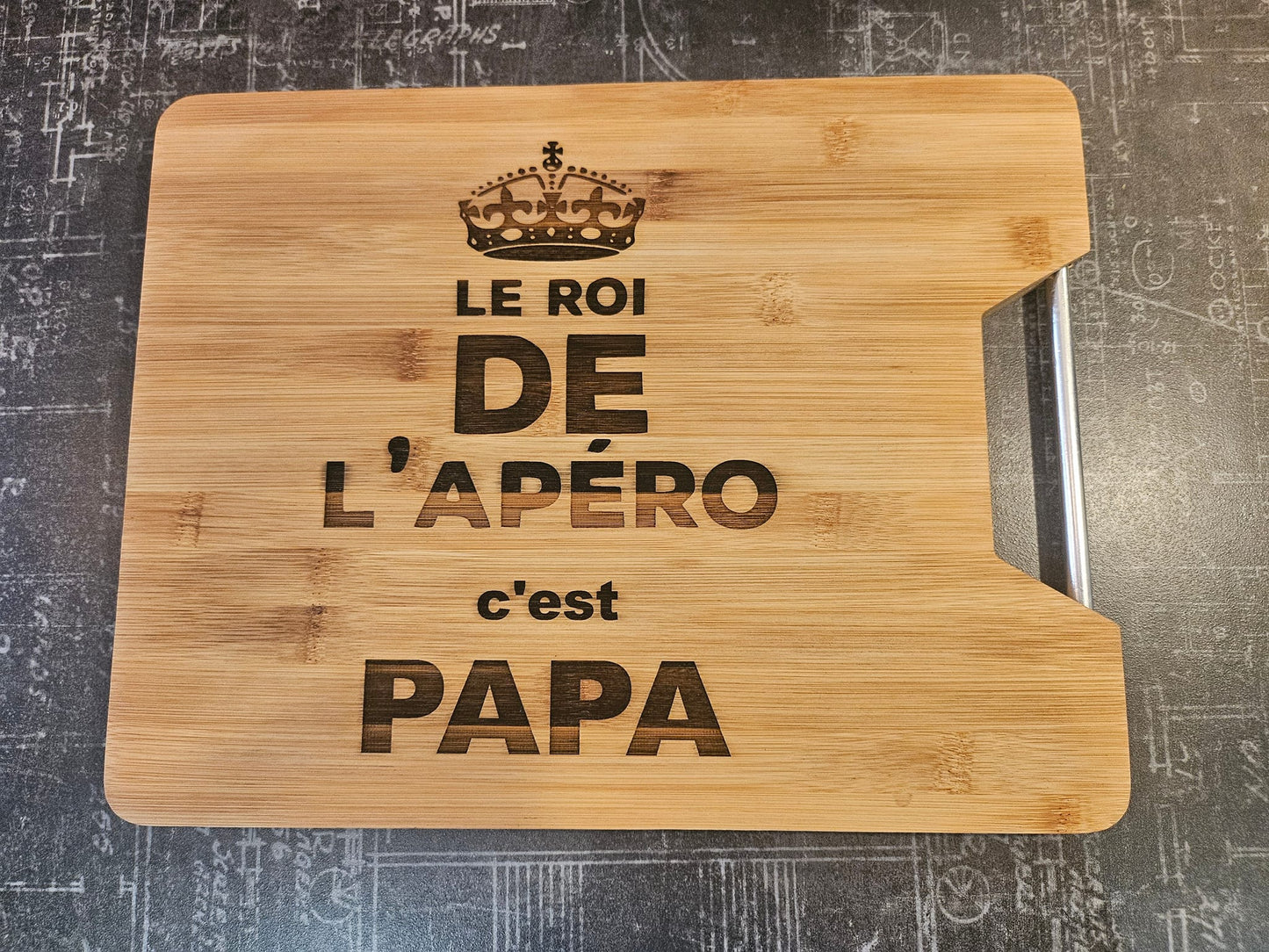 Planche à découper en bambou personnalisable