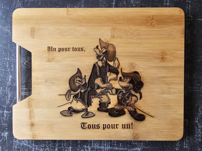 Planche à découper en bambou personnalisable