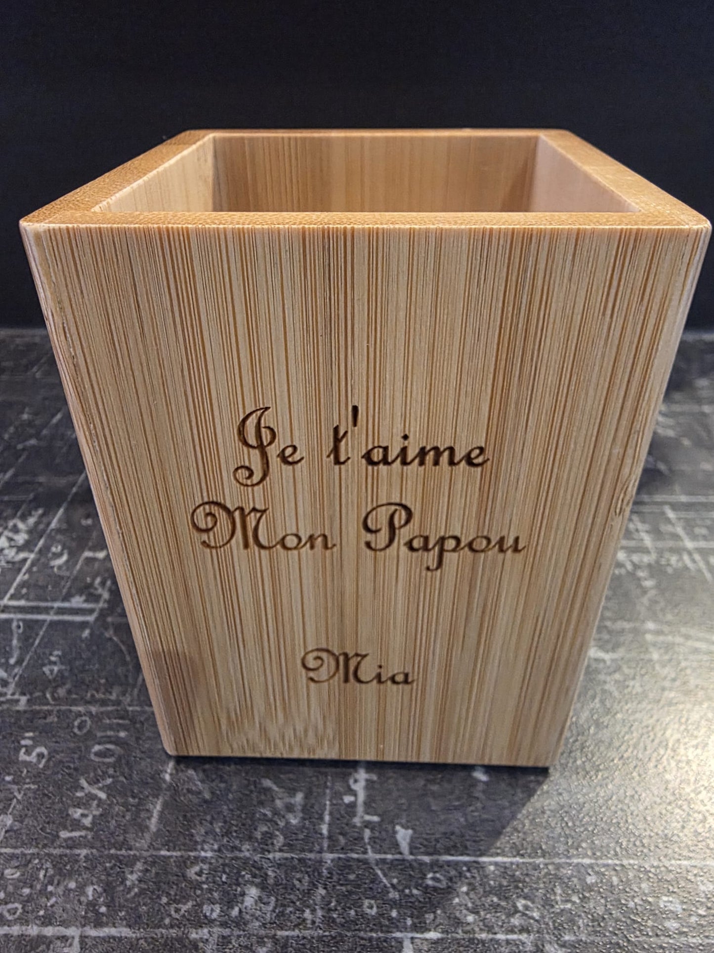 Pot à Crayon Bambou