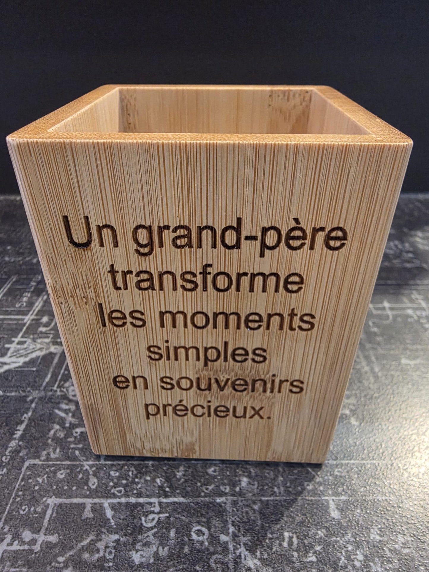 Pot à Crayon Bambou