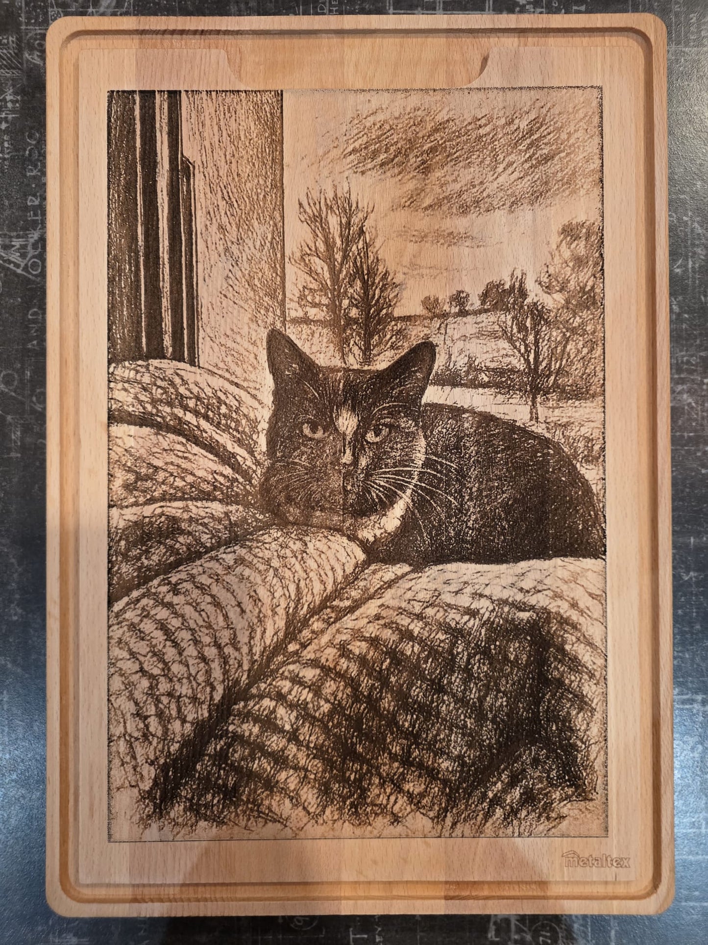 Planche à découper en bambou personnalisable