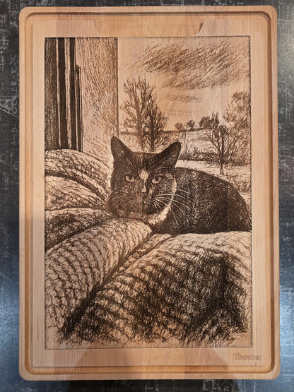 Planche à découper en bambou personnalisable